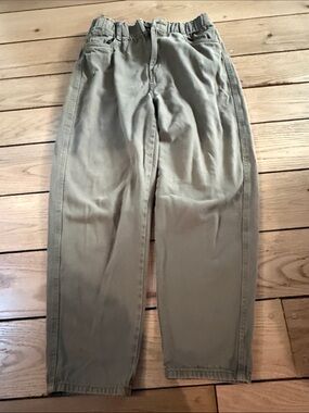 HM paperbag pants Pants - Olive Green